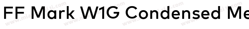 FF Mark W1G Condensed Medium字体转换
